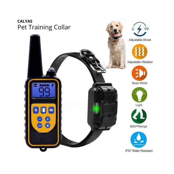 Pet Dog Training Shock Collar Stop Barking Device 1000 Meter Remote Alat Latihan Anjing