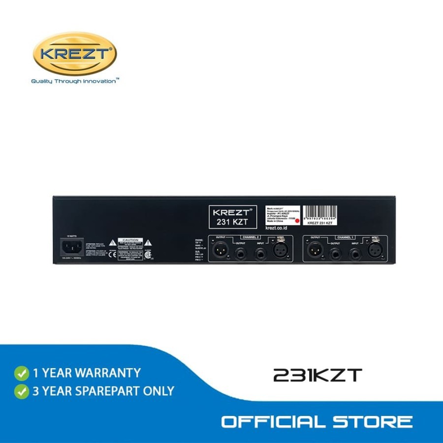 PROFESSIONALGRAPHIC EQUALIZER KREZT 231 KZT