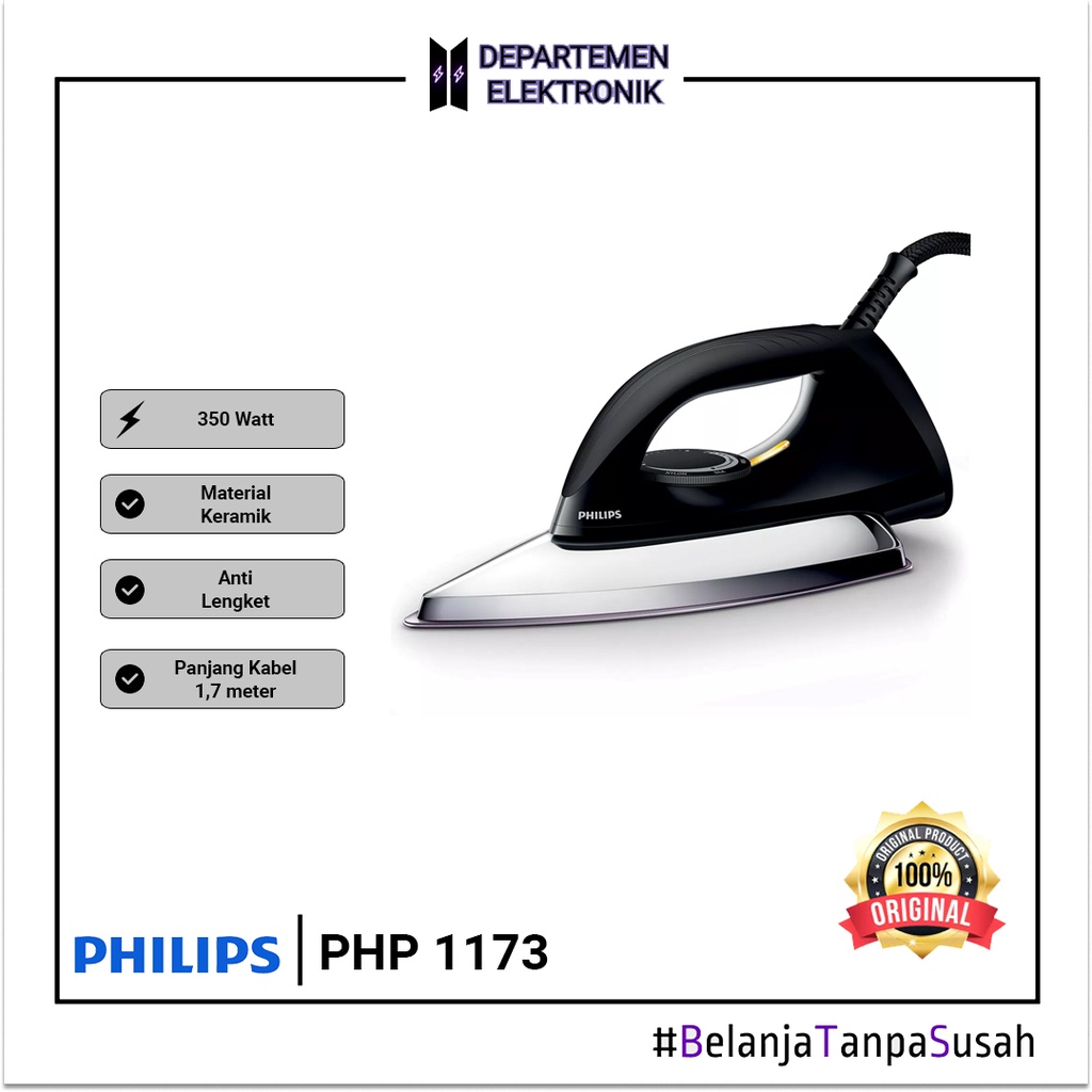 Setrika Philips HD 1173 MURAH BANGET / GARANSI RESMI