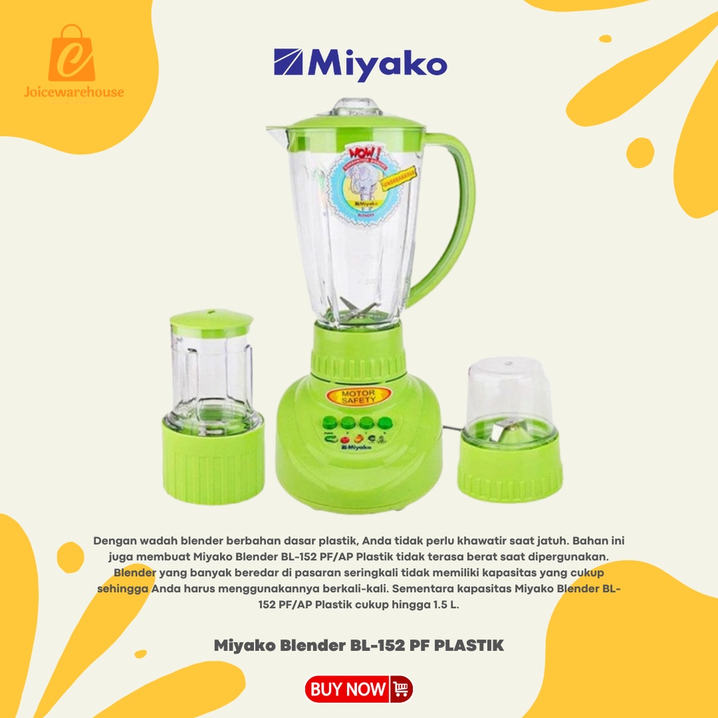 Miyako Blender BL-152 PF PLASTIK