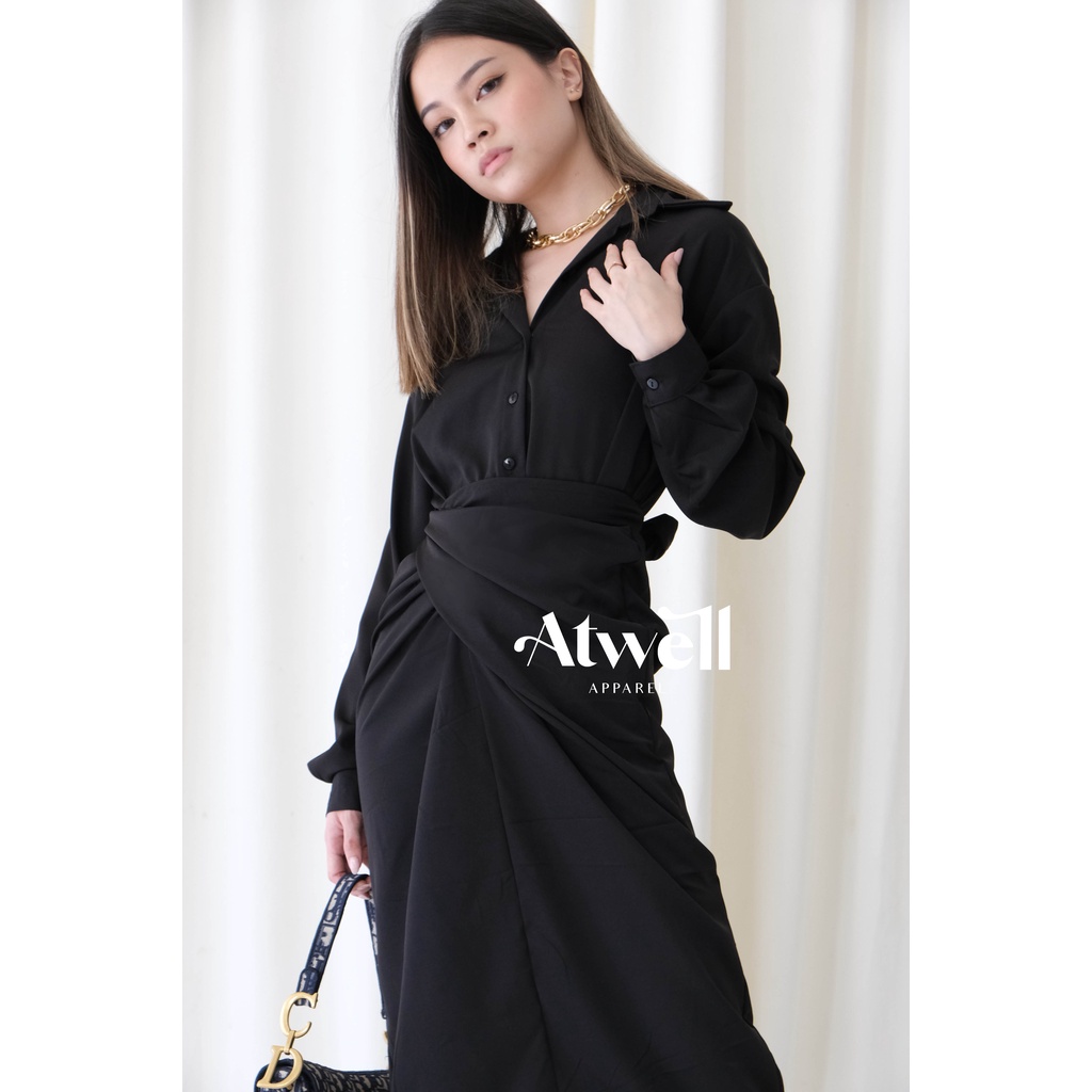 Katana Midi Wrap Dress