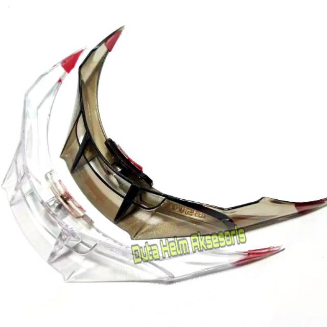 Spoiler Helm Kbc 3D GPR Aksesoris Helm KBC Full Face