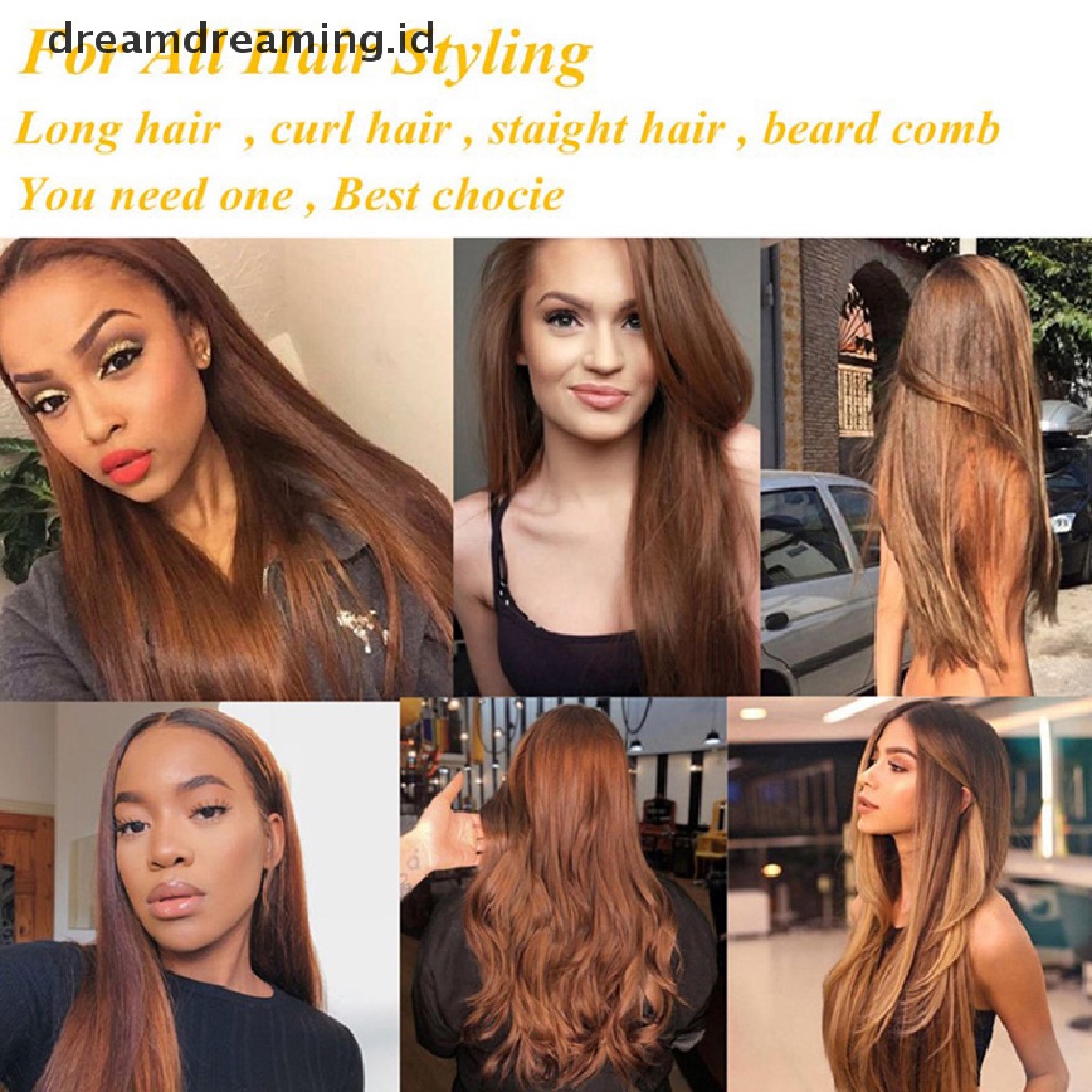 (Dreamdreaming.Id) Catokan Pelurus Rambut Elektrik 2 In 1