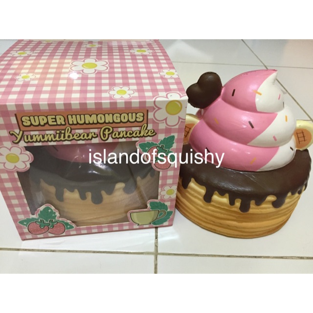 Squishy super humongous yummiibear pancake big giant lisenced jumbo original soft slow rising rare