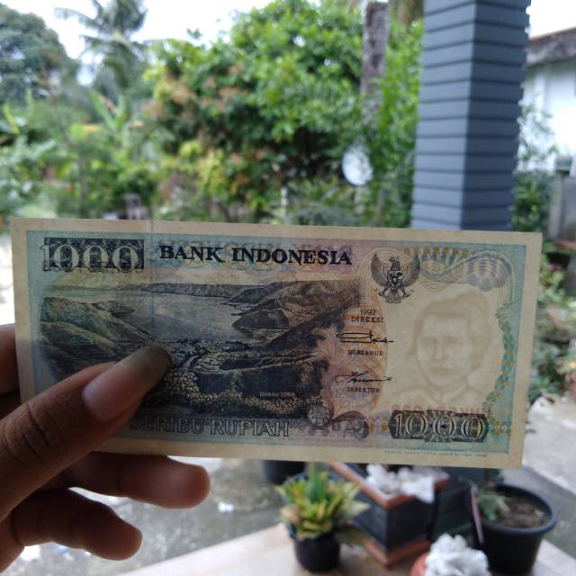 Uang lama 1000 rupiah 1992