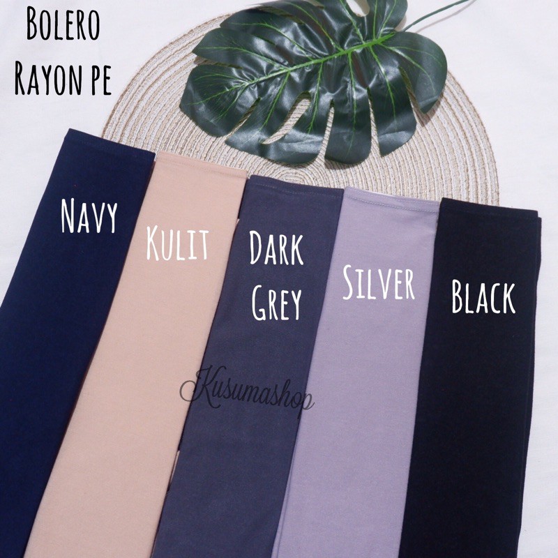 Manset Sambung Bolero Bahan Spandek Rayon