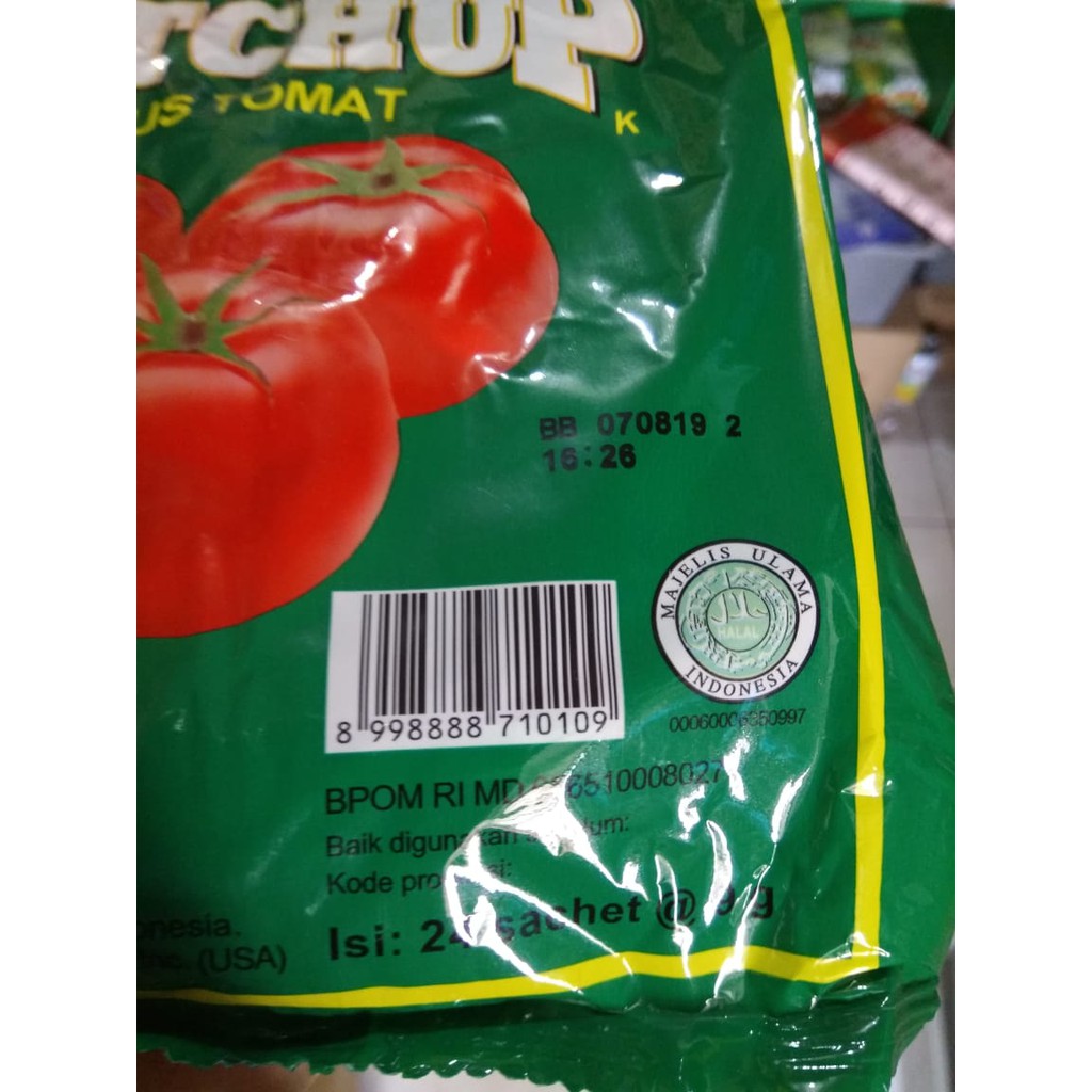 DELMONTE SAUS TOMAT / KETCHUP SACHET ISI 24 X 9 GR