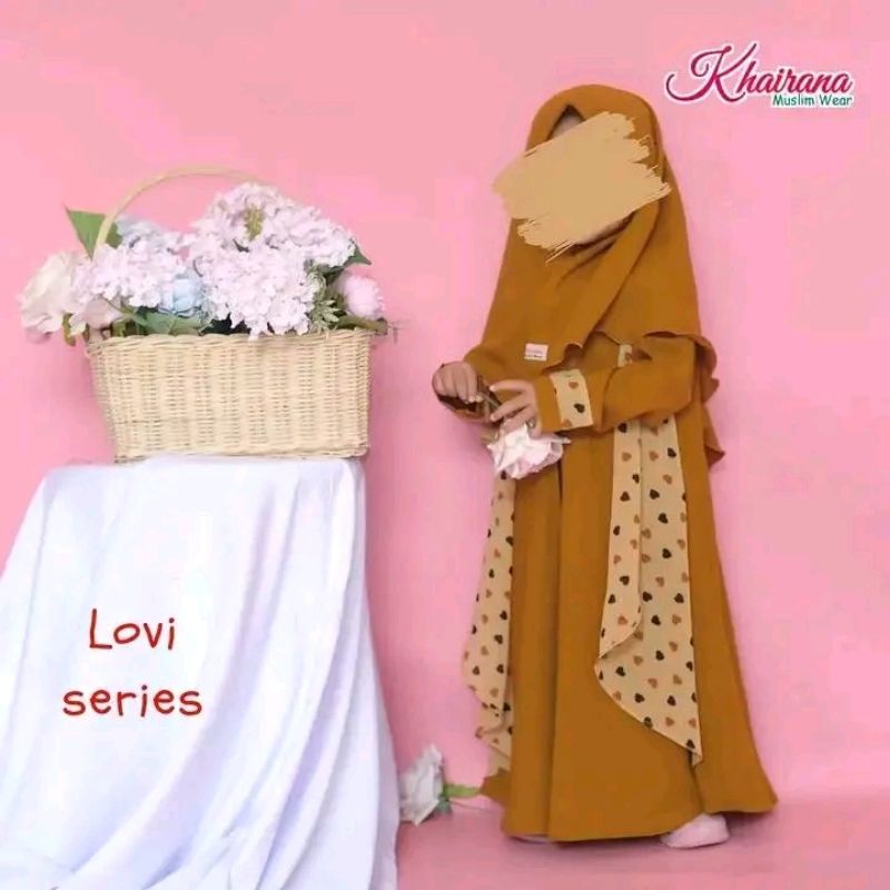 Set Gamis Lovi by Khairana Muslim Wear