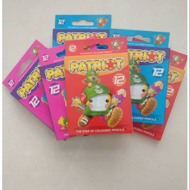 

Pensil Warna Patriot pendek 12w (ecer)