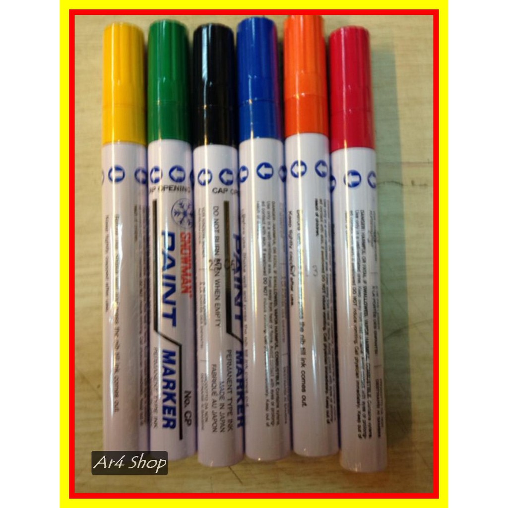 

TERLARIS Paint Marker - Snowman - Assorted Colours & 40;Per Dozen Per Lusin& 41;