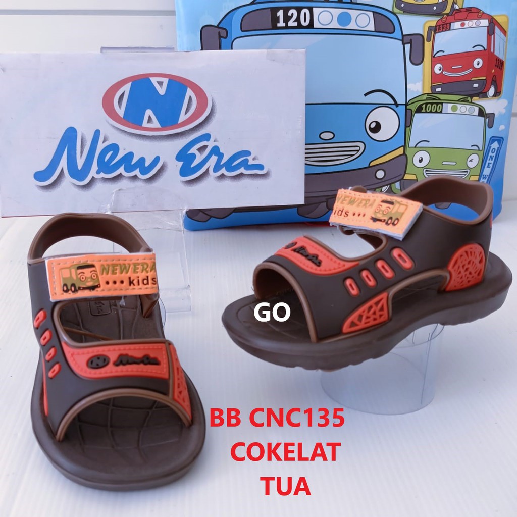 gos NEW ERA BB CNC135 dan BB/KC 1351 Sandal Selop Baby Sepatu Sandal Tali Belakang Anak Laki Laki Original