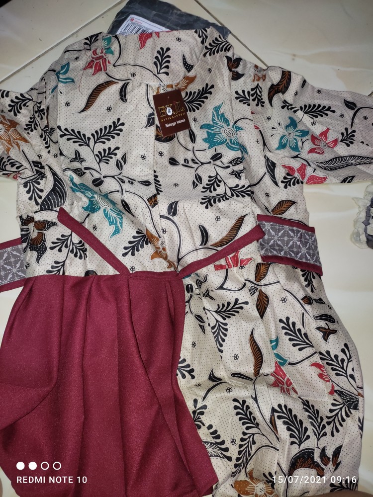 Baju Batik Wanita Modern Monalisa Genes M,l,xl,xxl Asli Pekalongan