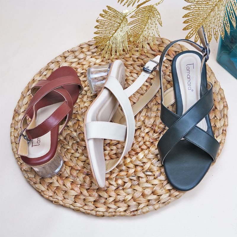  Sandal  Heels Kaca  Gamma Series Shopee Indonesia
