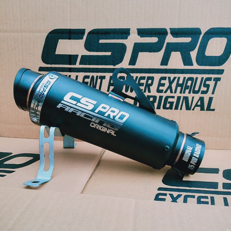 SILINCER CS PRO RACING ORIGINAL BLACK COATTING SLENCER ONLY NOT PROLINER TR1 BEST3 AKRAPOVIC RCB DOS