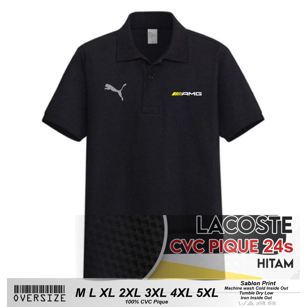 KAOS POLO SHIRT BAJU BERKERAH JUMBO KAOS OVERSIZE KAOS PRIA CASUAL AMG M L XL 2XL 3XL 4XL 5XL