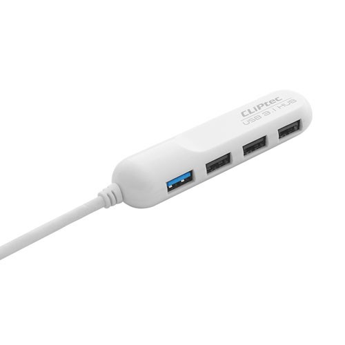 USB HUB CLIPtec RZH353 USB 3.1 - CLiPtec RZH 353 Hurricane 1+3 Ports