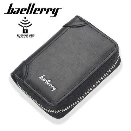 DOMPET KARTU CARD HOLDER KULIT ANTI RFID BAELLERRY IMPORT BLY009