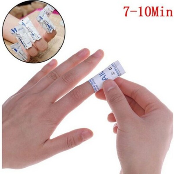 (1PCS) UV Gel Nail Polish Remover &amp; Cleaner Wraps Foil Wipe Penghapus Kutek Gel (KIM)