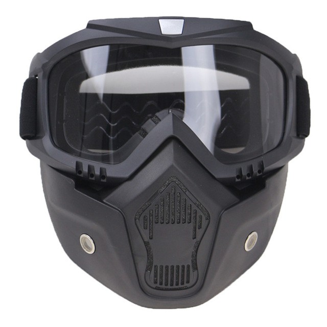 [MOTORAN KEREN] - TaffSPORT BOLLFO Kacamata Goggles Mask Motor Retro Anti Glare Windproof