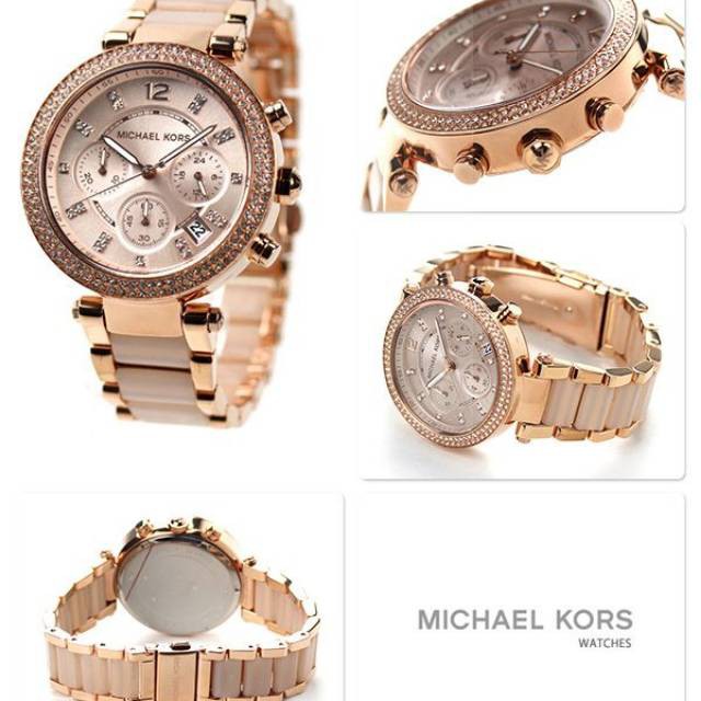 

870rb (d 4cm) Michael Kors Mk5896 Ori BM incl Box n manual Book n paper Bag jpg