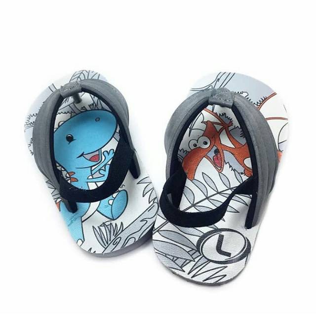 Sandal jepit anak bayi flip flop dinosaurus loklin solo Sandal jepit anak bayi flip flop dinosaurus loklin solo