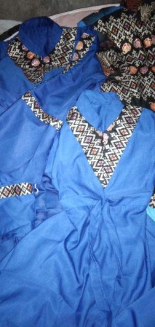 Maura Couple - Sania Ruffle Batik Ori Gamis Balotelli Azzahra Jumbo