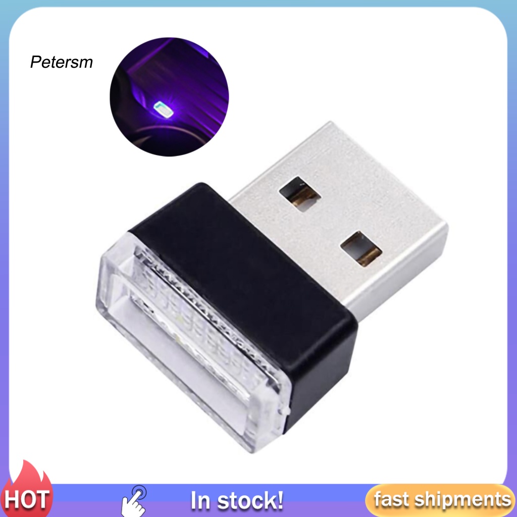 Lampu LED USB Interface 18mA 5V Bahan PP Untuk Interior Mobil