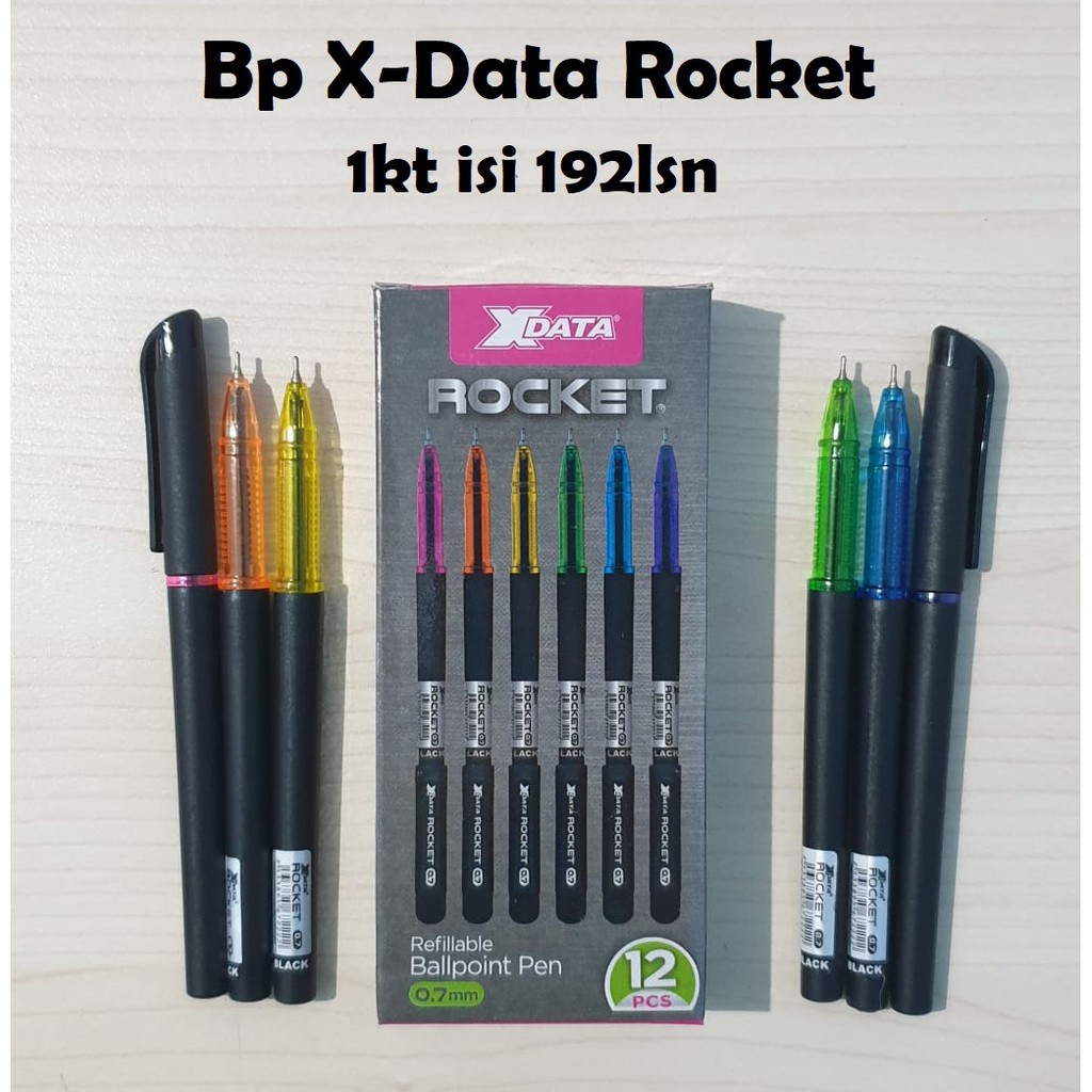 

1 Lusin/ 12 Pcs Bolpen/ Pulpen/ Pena XDATA Rocket