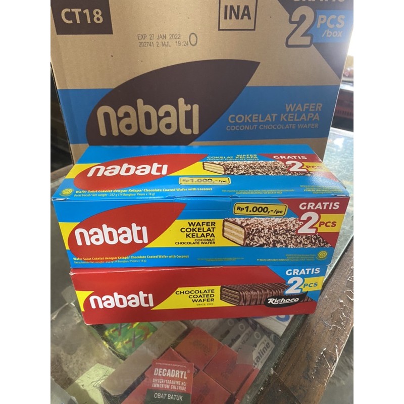 BOX NABATI COATED WAFER