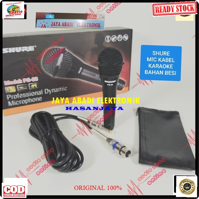 G102 SHURE SOUNDBEST MIC KABEL KARAOKE LEGENDARY DYNAMIC MIKROPON MIK MICROPHONE CARDIOID MIKROPHONE MEETING METING CABLE VOKAL ARTIS VOCAL AUDIO SOUND BEST SISTEM PROFESIONAL PRO PENGERAS SUARA HIFI METAL FULL BESI SUARA SENSITIF MC PIDATO SEMINAR CERAMA