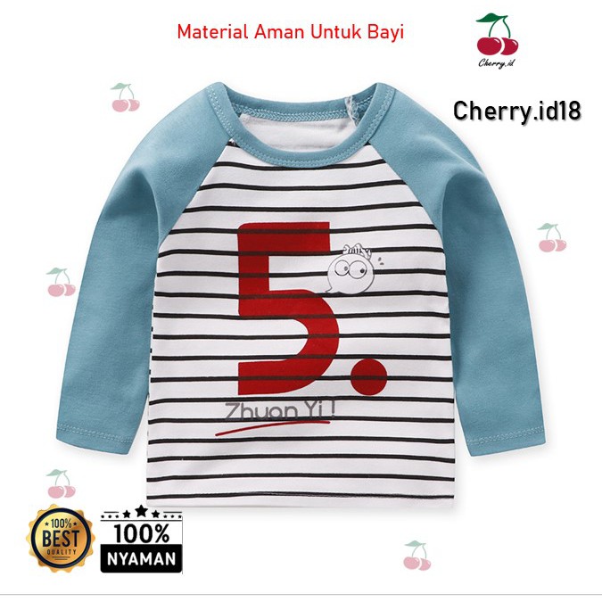 Cherry COD Kaos Distro Anak Lengan Panjang / Kaos Anak Lengan Panjang AL001