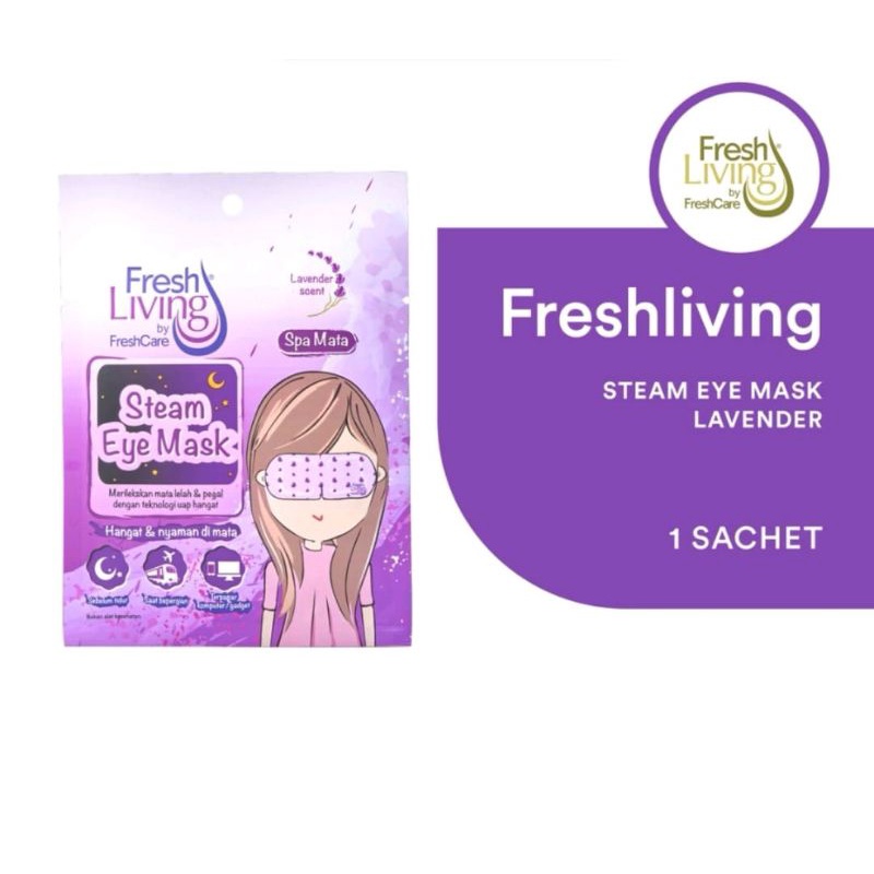 Fresh Living Steam Eye Mask Lavender / Masker Mata by Freshcare