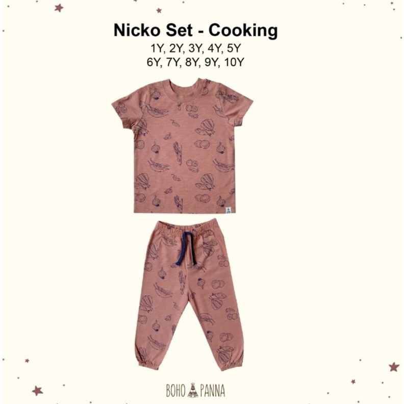 Nicko Set Bohopanna Size 6-10Y