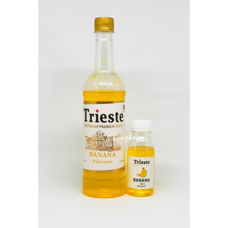 Sirup Pisang Trieste 100 ml - Trieste Syrup Banana 100ml