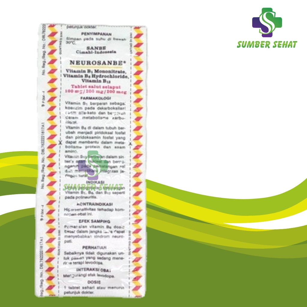 NEUROSANBE STRIP 10 TABLET