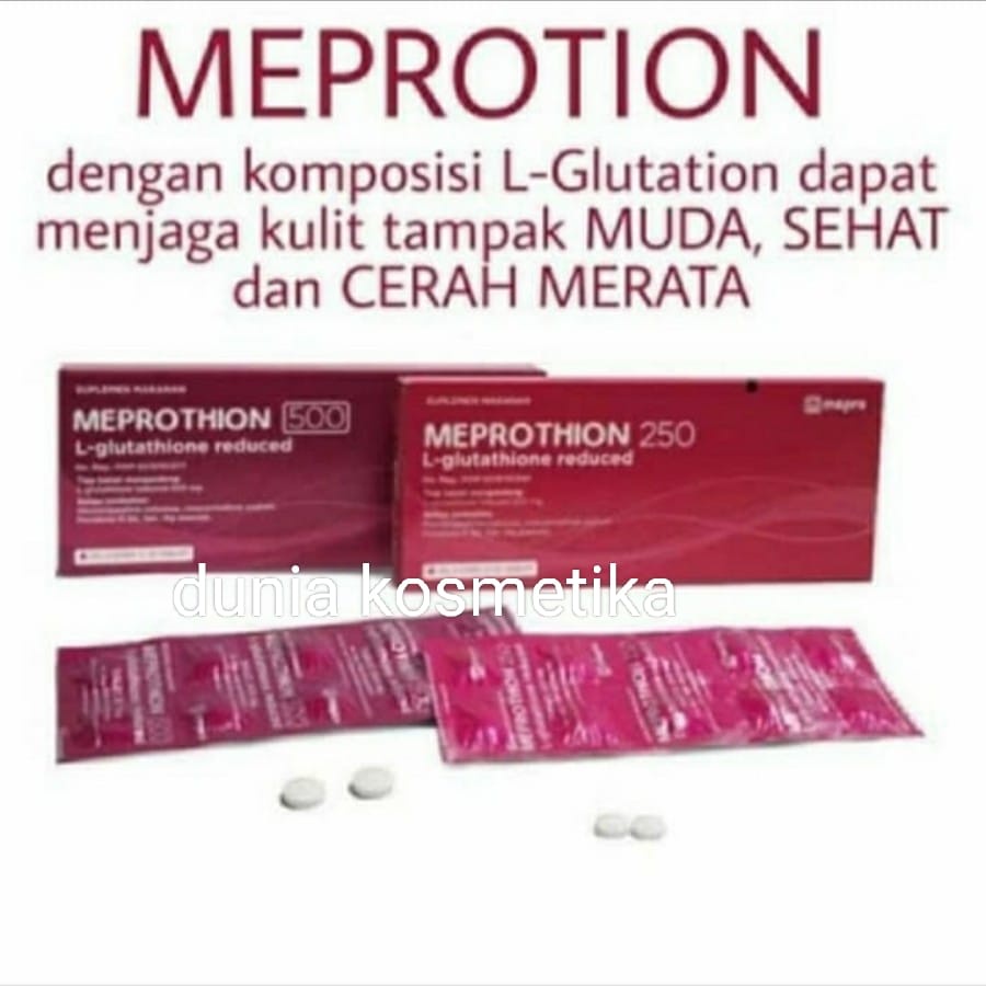 MEPROTHION 500mg L-Glutathione Glutation Suplemen Kesehatan Kulit