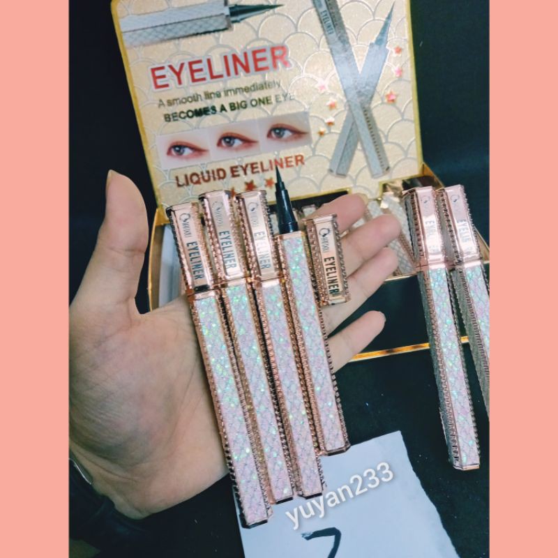 PROMO!!!EYELINER LIQUID SMOOTH CURVE QIANXIU Q183D