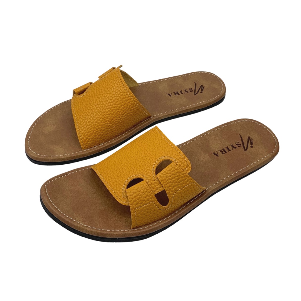 Insyira - Sandal Wanita Vera / Sandal Slop Wanita Non Slip Alas Coklat