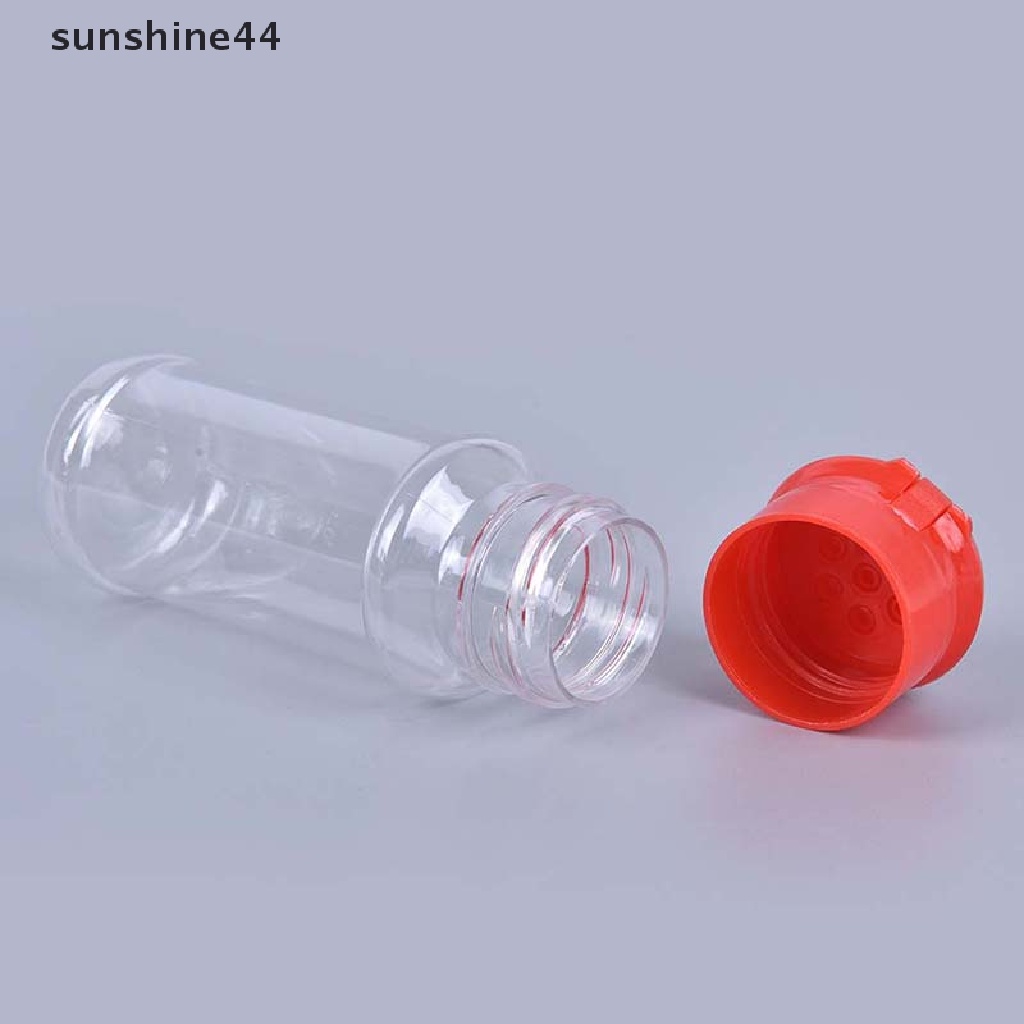 Sunshine 5pcs Botol Shaker Bumbu / Garam / Merica Bahan Plastik Untuk BBQ