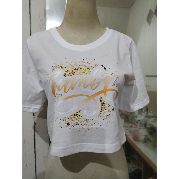 N2-KAOS KROP TOP ZUMBA DAN AEROBIC SPORTY