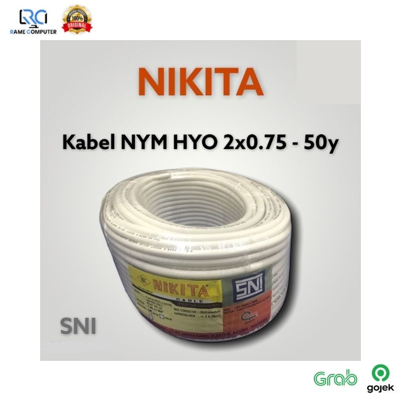 Kabel NYM HYO 2 x 0.75mm NIKITA