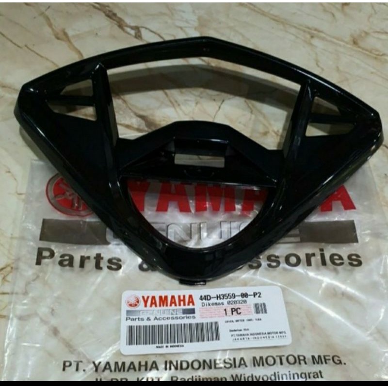 COVER METER SPEEDO KM SPIDOMETER XEON KARBU, RC HITAM 44D-H3559-00-P2 ORI YAMAHA YGP