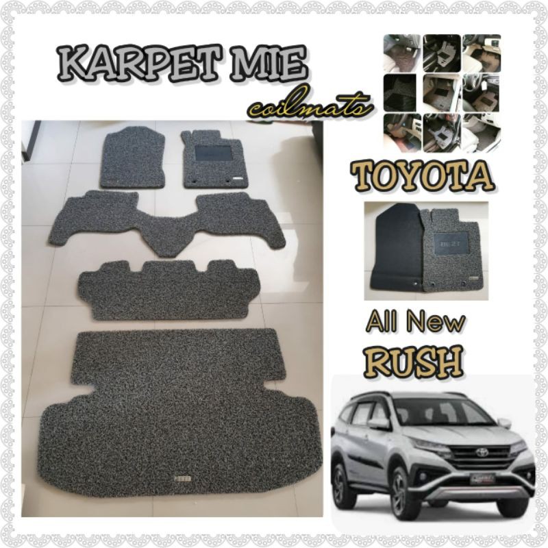 karpet mie bihun mobil all new rush / all new terios 2018 - 2021