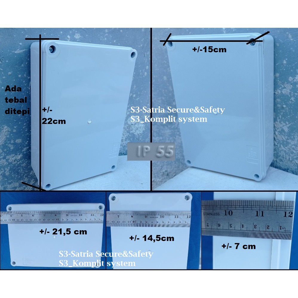 Polos plastic Box kotak wifi Wireless Router TPlink Tenda Dlink mikrotik