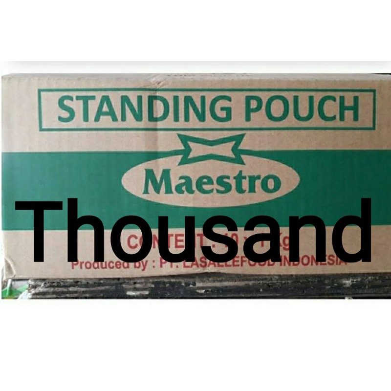 

Maestro Mayonaise Thousand Island 1Kg Perdus 10 pcs