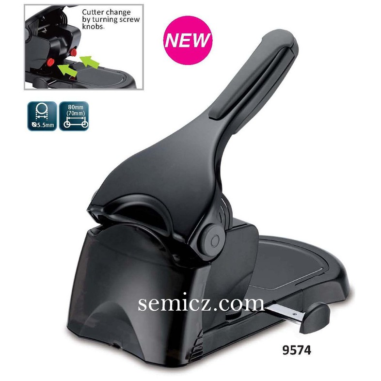 

Pembolong KW-trio 9574 effortless Lever-tech Heavy Duty 2 Hole Punch