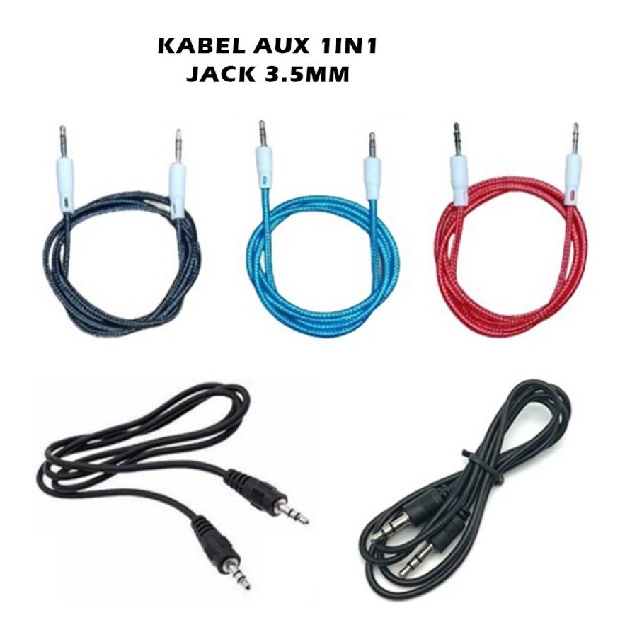 Kabel AUX 2 in 1 3,5 Meter Kabel Jack Audio