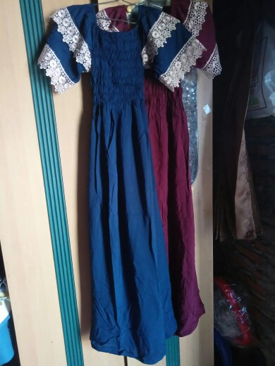 Ms Gamis Batik Sriwedari Maxi Bumil/busui Katun Sogan Allsize & Jumbo