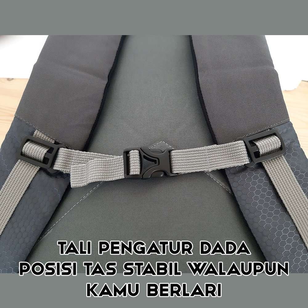 Tas Ransel Pria Distro Dewasa BONUS RAIN COVER Gearbag Authentic