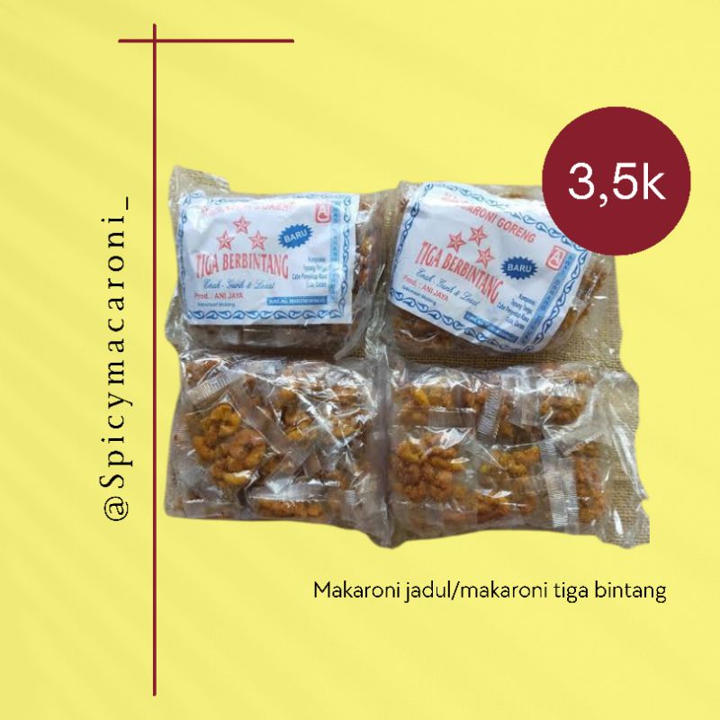 

MAKARONI JADUL / MAKARONI TIGA BINTANG 100AN